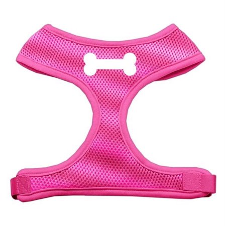 UNCONDITIONAL LOVE Bone Design Soft Mesh Harnesses Pink Large UN2455368